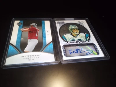 Rare eBay 1/1 Jersey #! #14/275 UD Ultimate Rookies Brett Basanez RC Bowman Auto - Image 1 of 4