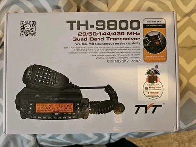 Radio Móvil TYT TH-9800plus Banda Cuádruple 28/50/144/420MHz 50W Transceptor Usado Foto 1 de 4
