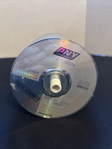 PNY Technologies CD-R Recordable CDs 100 Pack New Sealed 80 Min 700 MB 16X Speed - Picture 1 of 5