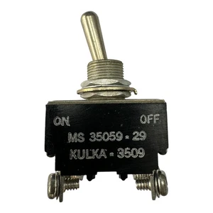 MS35059-29 Kulka 3509 Microswitch Control Switch DPST 5930-00-685-9520 - Picture 1 of 3