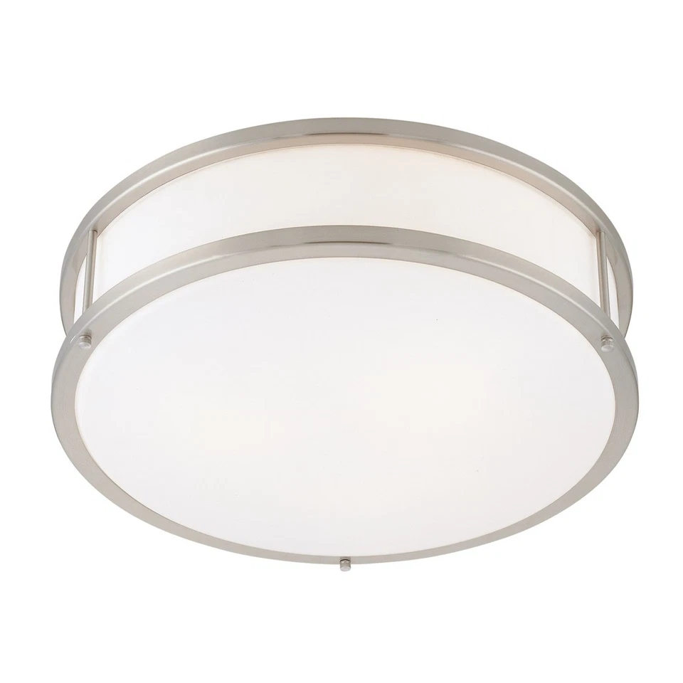 Access Lighting 50080LEDDLP-BS/OPL Conga Flush Mount Brushed Steel - Image 1 of 1