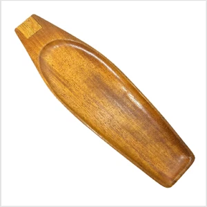 Vintage Arthur Umanoff Wood Charcuterie Handle Mid Century Modern Serving Tray - Picture 1 of 8
