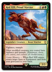 Red XIII, Proud Warrior #91 (Nuevo) Final Fantasy FIC Magic Magic The Gathering - Imagen 1 de 2