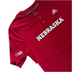 Nebraska Cornhuskers Adidas Baseball Jersey Shirt XL Player ID #37 - Picture 1 of 11