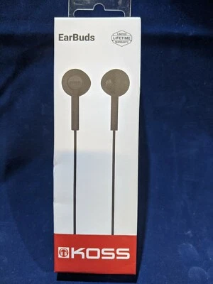 KOSS 191651 KE5 Earbuds (Black) - Image 1 of 4