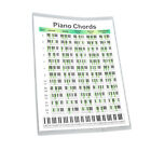(S) Piano Chord Chart Art Paper Educational Fingering Chart Poster Für Pian FAT