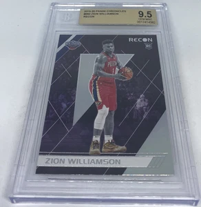 2019-20 Panini Chronicles Recon 292 Zion Williamson Pelicans RC BGS 9.5 GEM MINT - Picture 1 of 4