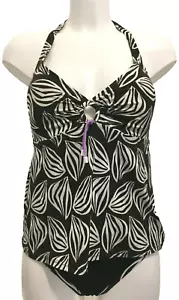 Conjunto Tankini Floral Maryan Mehlhorn 12 para Copas C Cuello Halter Acolchado Top y Calzoncillos - Imagen 1 de 10