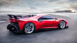 Póster fotográfico impreso decoración de pared Ferrari P80C alta resolución - Imagen 1 de 1
