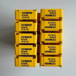 CCGT060202HP KC5010/KENNAMETAL 5PCS/BOX - Picture 1 of 4