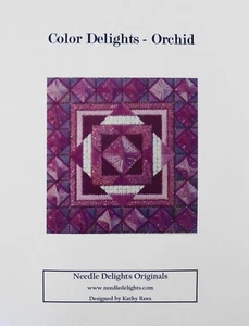 Needle Delights Originals Color Delights ORCHID Needlepoint Pattern - Picture 1 of 2