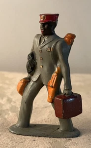 ANTIKE BLEITRÄGER, 3"" MINIATURFIGUR für ZUG oder DORFLAYOUT - Bild 1 von 6