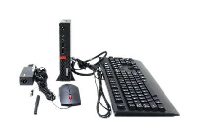 Lenovo ThinkCentre M710q Core i5 7400T 2.4GHz RAM 8GB HDD 500GB HD Graphics 630  - Image 1 of 3