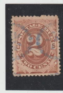 US Scott # J16 Used 1879 5c Brown Postage Due N.Y. Pearl Precancel Fancy Cancel - Picture 1 of 1