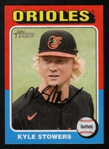 Kyle Stowers 2024 Topps Heritage #272 Flip Stock SSP Baltimore Orioles - Picture 1 of 2