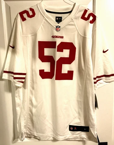 SAN FRANCISCO 49ERS PATRICK WILLIS WHITE GAME JERSEY - NIKE - NEW WITH TAGS Cover