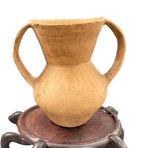 Chinesische Jungsteinzeit Qijia 2200 -1600 v. Chr. Doppelgriff Amphore Keramik 4 1/2 Zoll - Bild 1 von 7