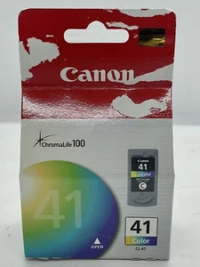Genuine CANON PIXMA Series 41 Color Ink Cartridge  CL-41 ~ New SEALED! - Picture 1 of 5