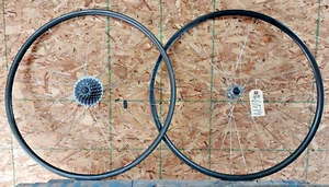 Shimano 105/RX100 700c Road Bike Wheel Set Freehub OLW130/100 7SPD Fast Shipping - Picture 1 of 13