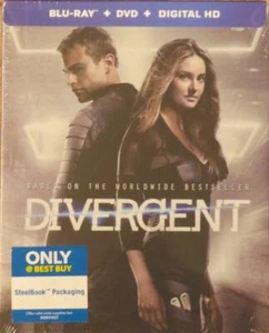 DIVERGENT STEELBOOK * BLURAY NEW - Picture 1 of 1