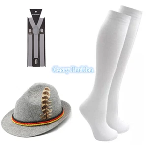 Mens Oktoberfest German Alpine Hat Bavarian Beer Festival Costume Accessories - Picture 1 of 8