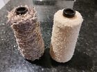 SAORI  Cotton Boucle Weaving Cones