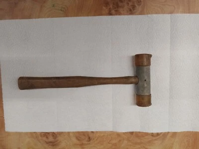 Martelo vintage National 4101 resina cabeça dupla face macia martelo - Imagem 1 de 3