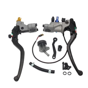 Set universale leva serbatoio cilindro frizione freno CNC moto 7/8 - Foto 1 di 6