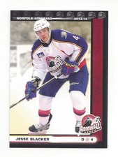 2013-14 Norfolk Admirals (AHL) Jesse Blacker (Barys Astana)