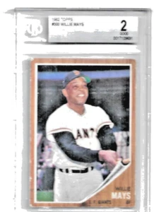 1962 Topps Willie Mays #300 BVG 2 HOF - Picture 1 of 2