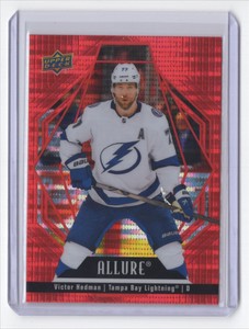 2022-23 Upper Deck Allure Red Rainbow Victor Hedman Tampa Bay Lightning #22