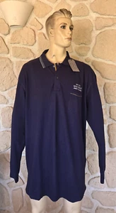 Polo manches longues bleu n° RF 189 Redfield neuf étiqueté à 59,95€ (sar) - Imagen 1 de 6