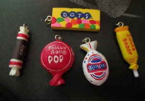 Dijes Tootsie Roll Blowpop Dots vintage - Imagen 1 de 2