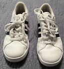Adidas Mens Baseline AW4299 White Black Casual Shoes Sneakers Size 6 #116145637