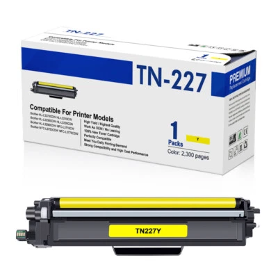 LOTE TÓNER TN227 COMPATIBLE CON BROTHER TN223 MFC-L3770CDW HL-L3270CDW L3210CW Foto 1 de 4