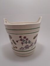 Elizabeth Arden Planter Made In Japan Ceramic Floral Bucket No Handle