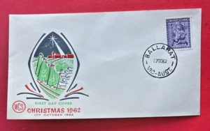 AUSTRALIA - 1962 'NAVIDAD' WCS Primer Día Cubierta - Imagen 1 de 2