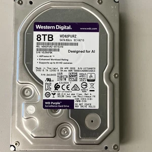 WESTERN DIGITAL WD82PURZ 8TB 3.5" SURVEILLANCE HDD 7200 RPM - Picture 1 of 3