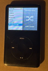 Retro Apple iPod Classic 7th/6th Generation 80GB MP3 Player - Working (Black) - Picture 1 of 2
