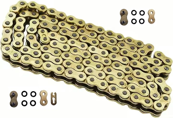 Heavy Duty Gold X-Ring Drive Chain: Suzuki GT750 1976-1977 / GT550 1976-1977 - Image 1 of 1