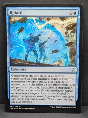 Delay Time Spiral Remastered FRENCH "RETARD" MTG Magic: The Gathering LP - Image 1 of 2