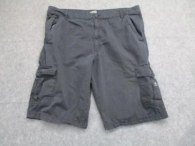 Pantalones Cortos Vans Para Hombre 38 Negro Gris Carga Rayas Bolsillo Adulto Algodón 12" Foto 1 de 4