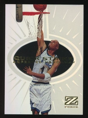Skybox Baloncesto Z-Force Quick Strike #2 1997-98 Anfernee Hardaway Magic Foto 1 de 2