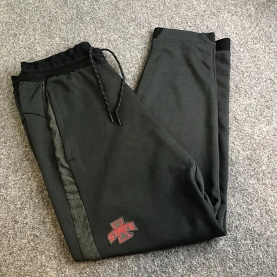 Nike Iowa State Cyclones Sweatpants Joggers Mens Medium Black Pockets Pants Tech - Image 1 of 4