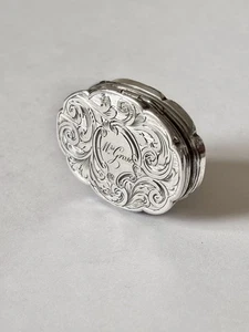 Antique Silver Gilt Victorian Vinaigrette Bham 1848 Edward Turnpenny - Picture 1 of 13