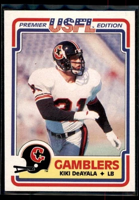1984 Topps USFL Kiki Deayala #33 Houston Gamblers - Image 1 of 2