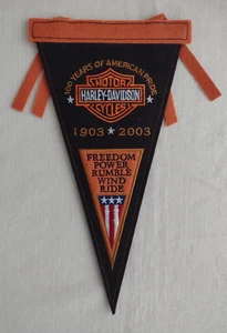 Harley Davidson 100 años de American Pride banderín - Imagen 1 de 15