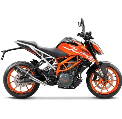 SCARICO COMPLETO LEOVINCE GP CORSA EVO CARBON KTM DUKE 390 2017 2018 2019 2020 - Immagine 1 di 4