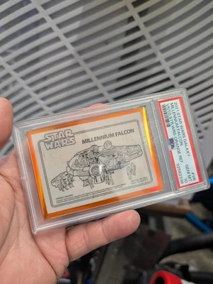 2021 Star Wars Galaxy Millennium Falcon Vintage Orange /25 🔥PSA 10 🔥POP 1 - Image 1 of 4