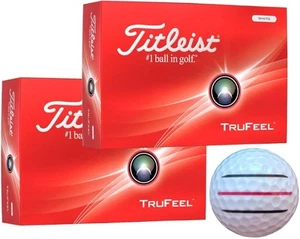 [New] [Hapiraki_Golf Line] Titleist Golf Ball TRUFEEL True Feel 24 Model White 2 - Picture 1 of 1